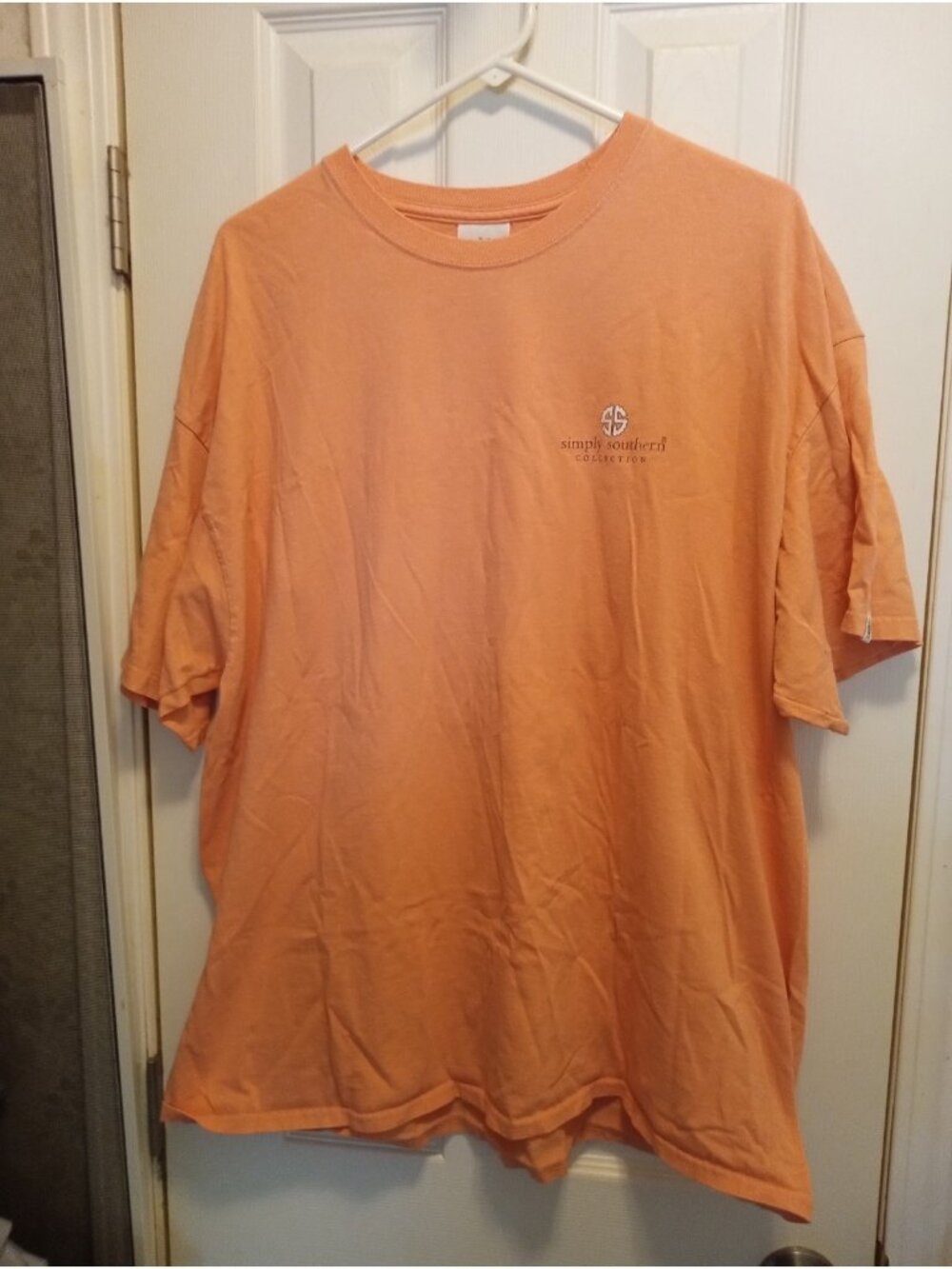 Simply Southern Orange T-shirt Love West Virginia 2XL